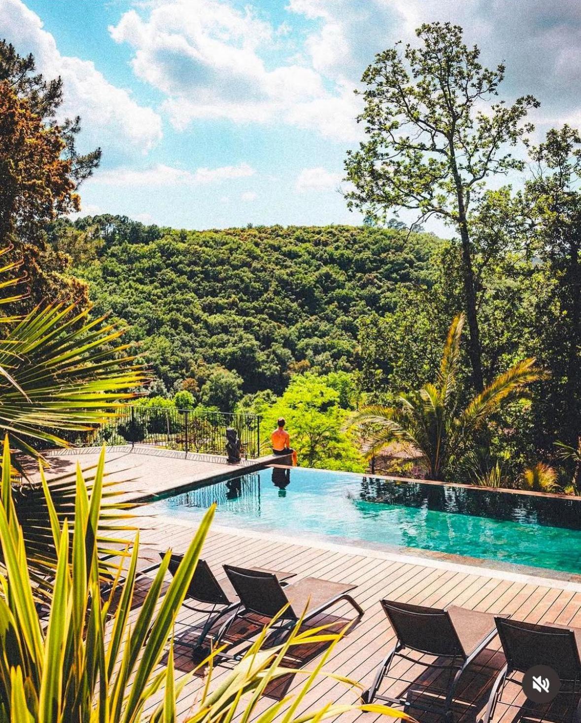 Les Hauts Du Marquet: Luxe 5-Star Gite with Infinity Pool in Cevennes Saint Jean du Pin Exterior photo